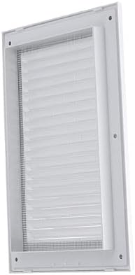 Dospel Duo Smart 90×240 Louvre Vent with Fly Mesh – White