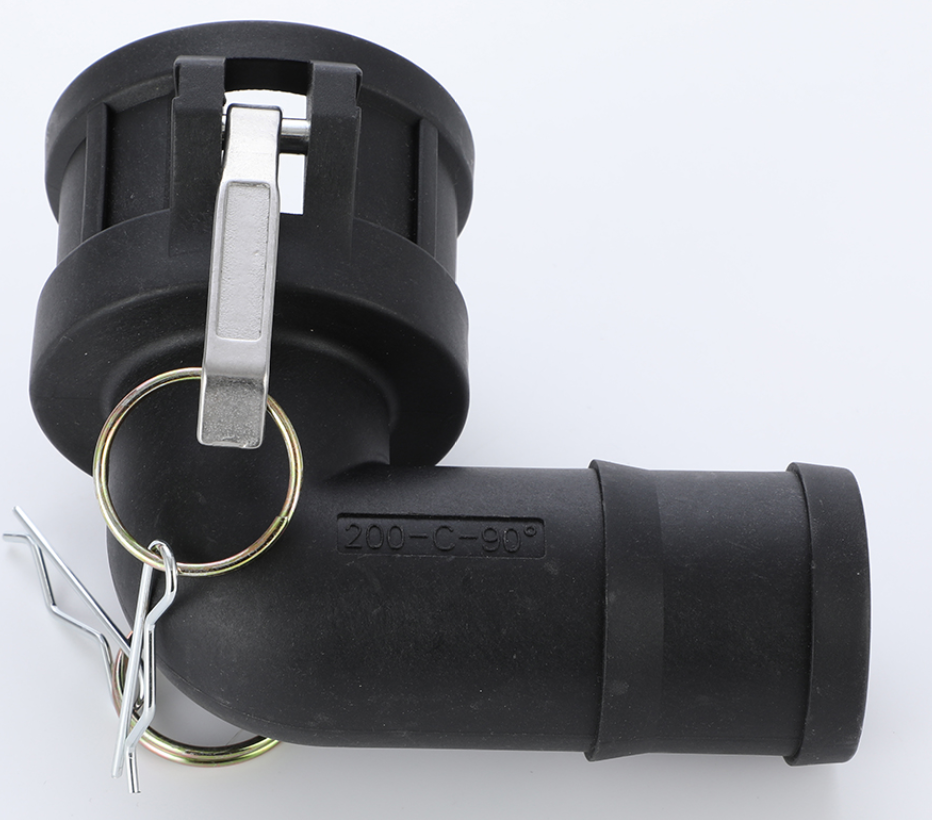 Type C Camlock 90° Elbow – 2″ Female to 2″ Hose Tail