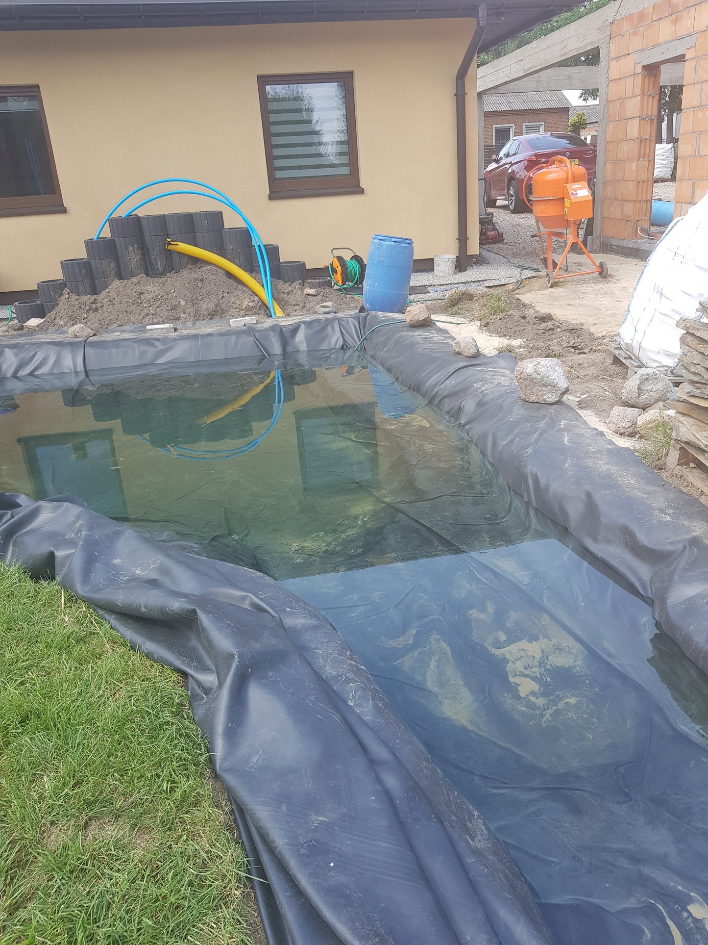 900gsm Rubber Pond Liner EPDM 4m x 5m