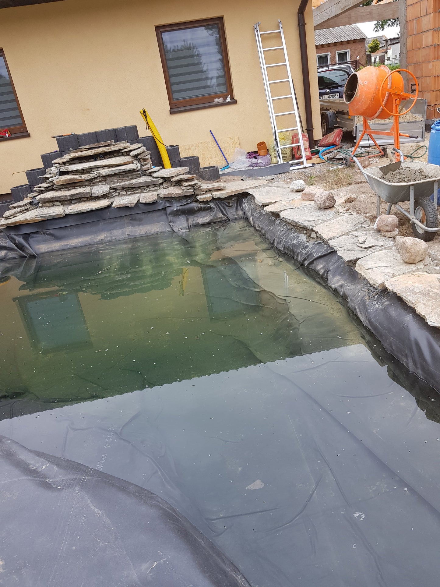 900gsm Rubber Pond Liner EPDM 2.5m x 3m