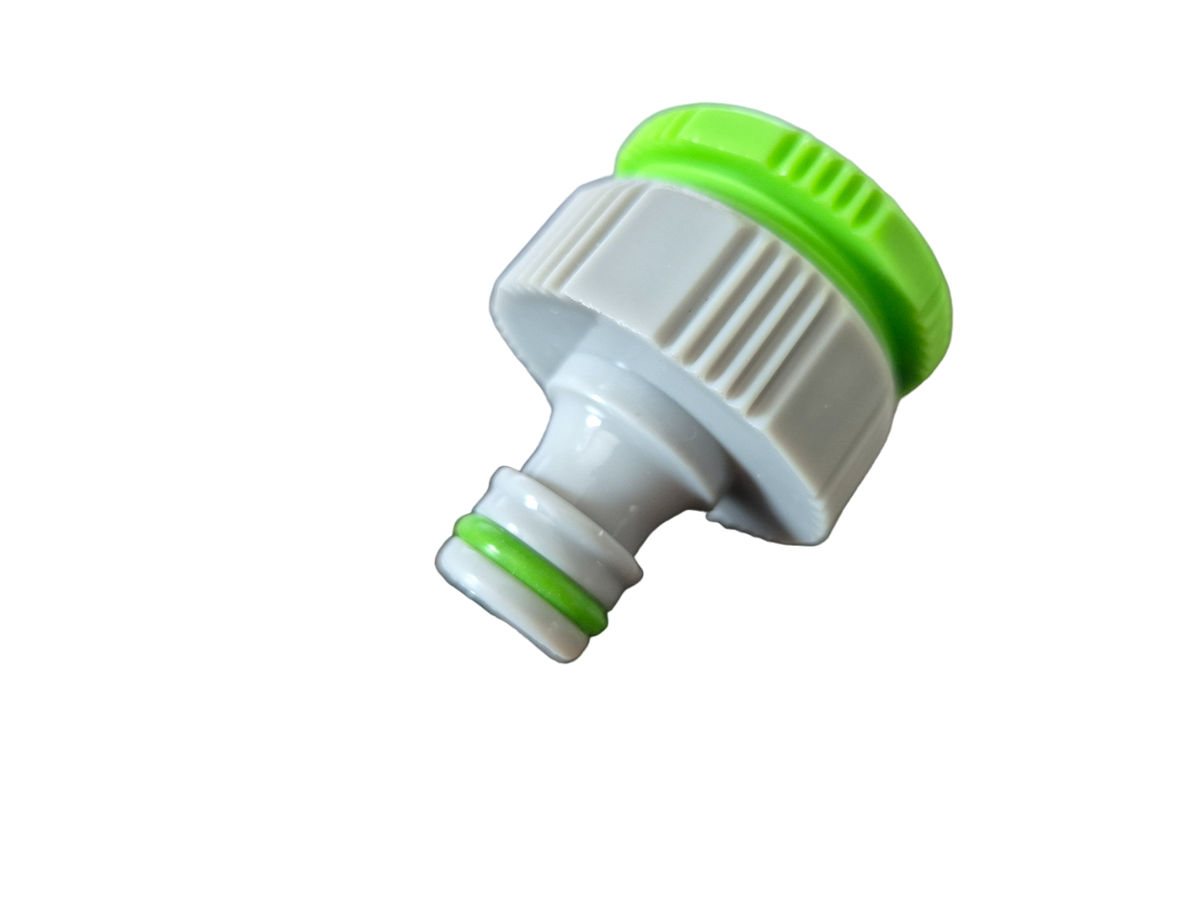 Female Tap Connector 1″ / ¾″ BSP – Lime & Grey