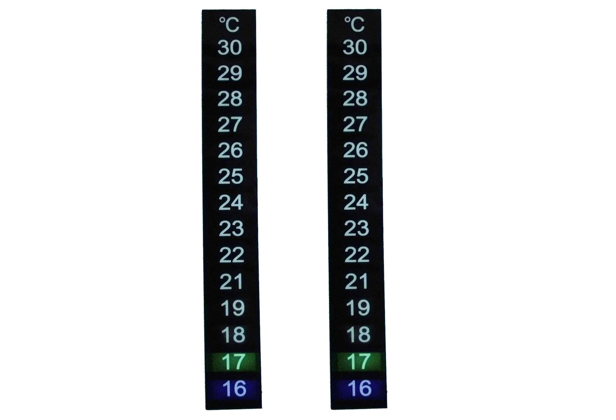Stick-On Liquid-Crystal Thermometer Strip – Pack Options