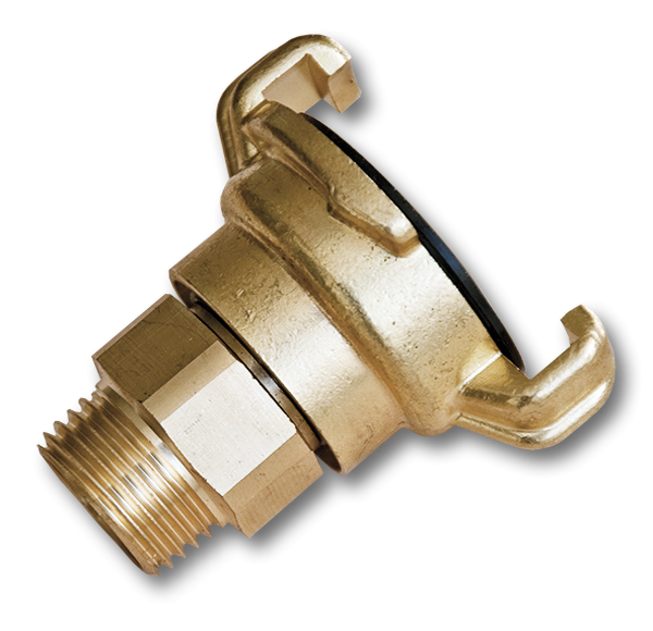 Geka Type Claw Fitting - 1/2" BSPM Swivel