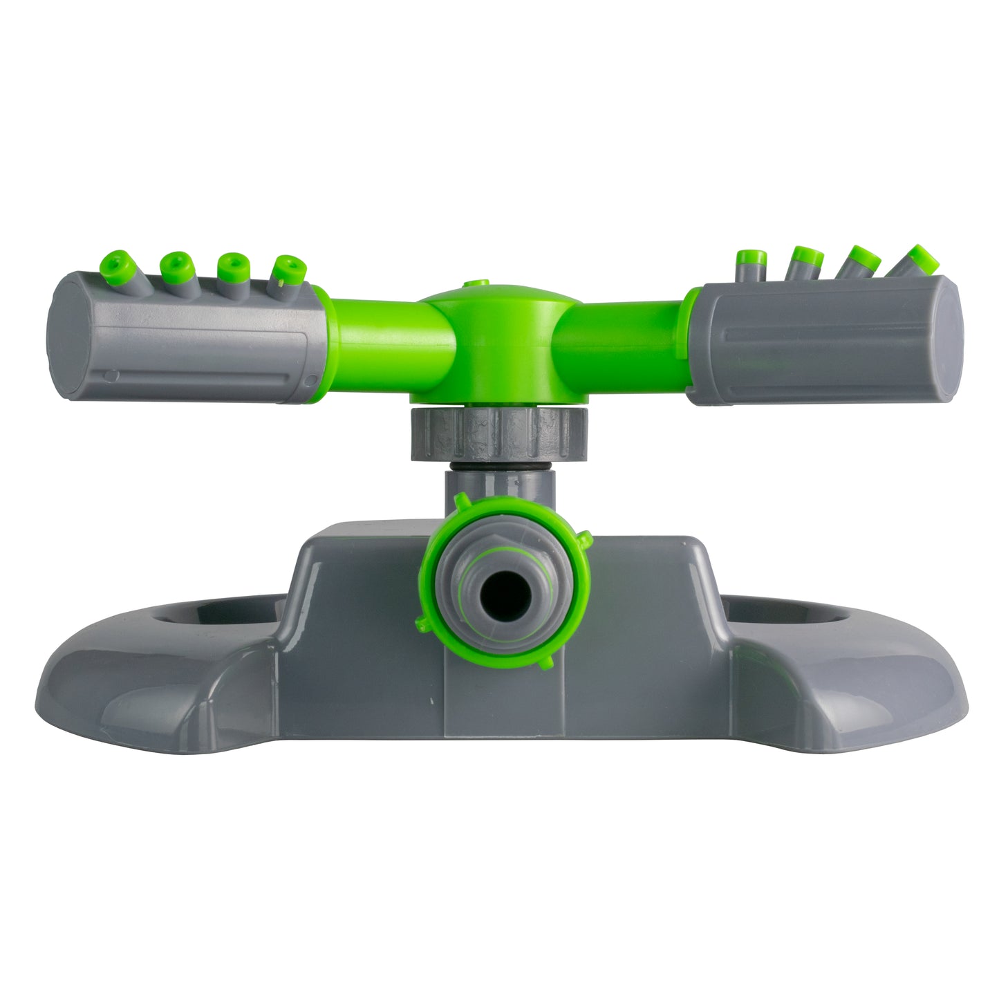 Rotating Lawn Sprinkler with Adjustable Arms (Lime/Grey)