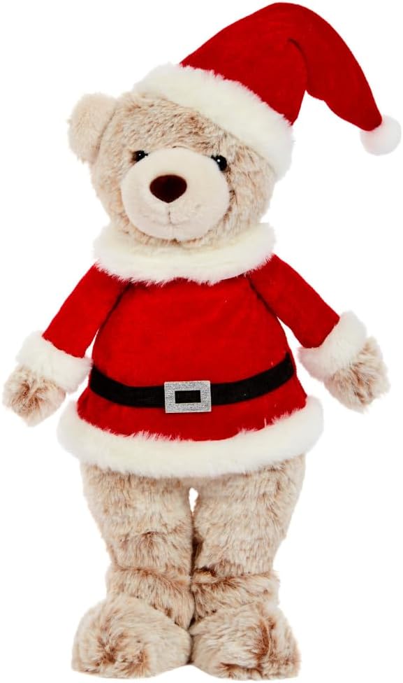 Christmas Santa Teddy Decoration Soft Plush