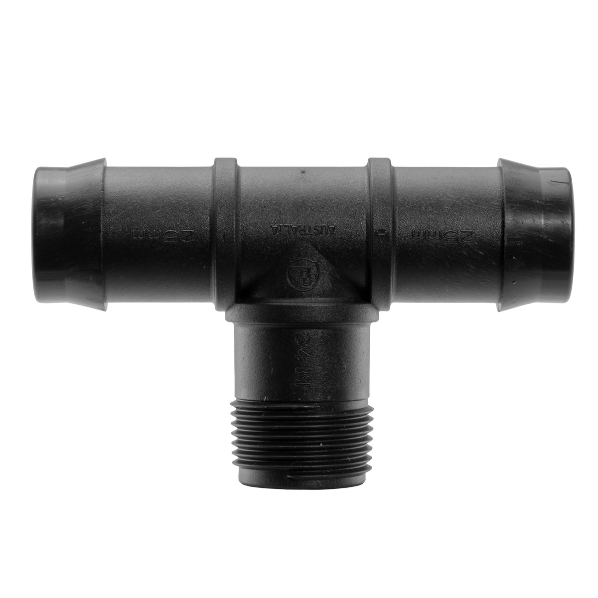 IBC S60X6 Cap & Brass Lever Valve – 25mm Irrigation Tee