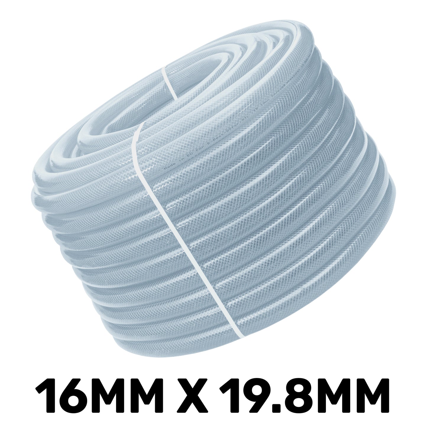 16mm Transparent Braided Reinforced PVC Hose