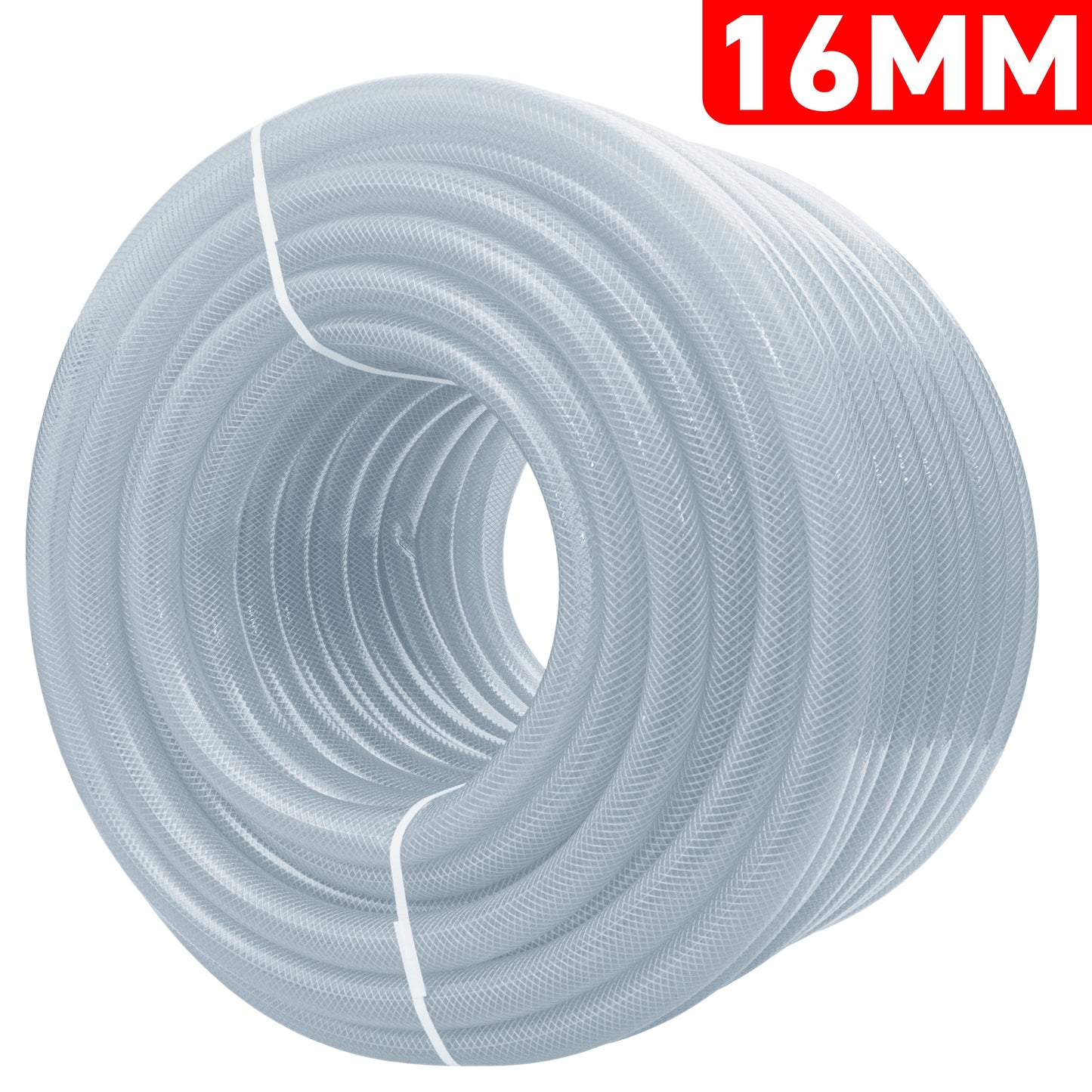 16mm Transparent Braided Reinforced PVC Hose