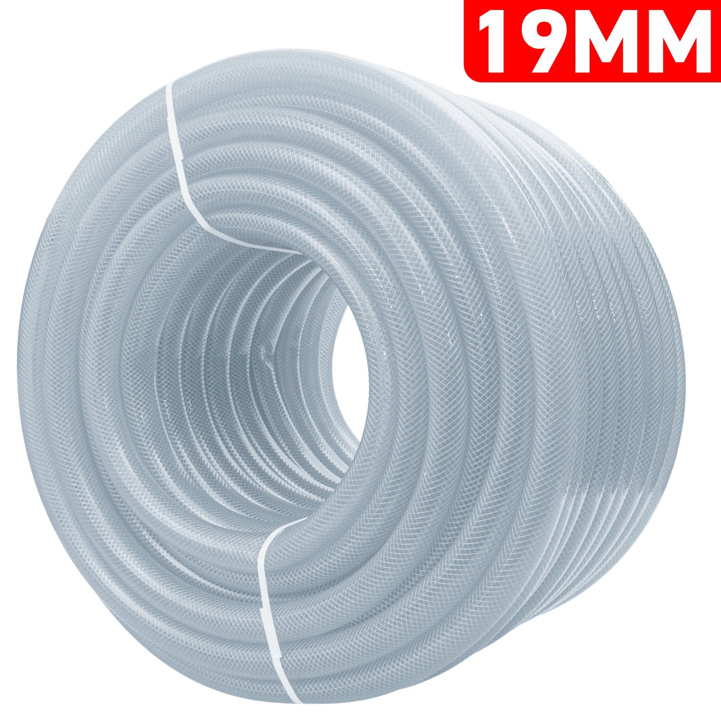 19mm Transparent Braided Reinforced PVC Hose