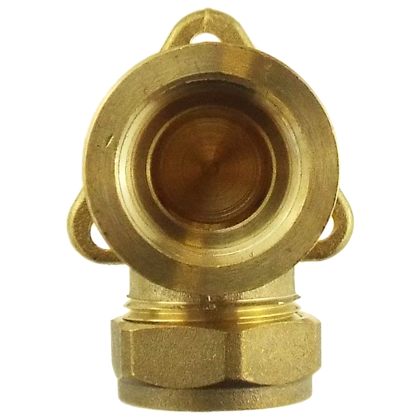 Brass Wall Mount for Copper Pipe 22mm - 3/4" BSPF