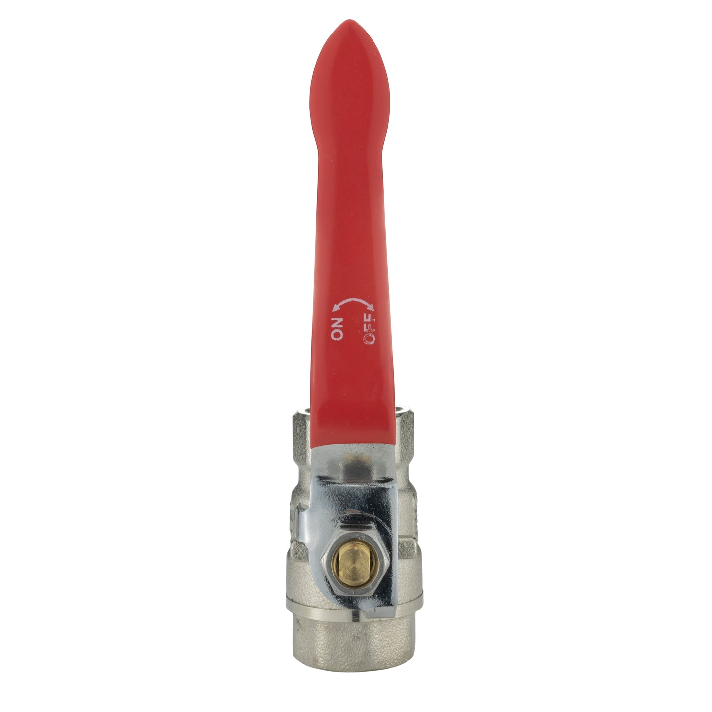 Brass Nickel-Plated Lever Valve BSP Female Thread
