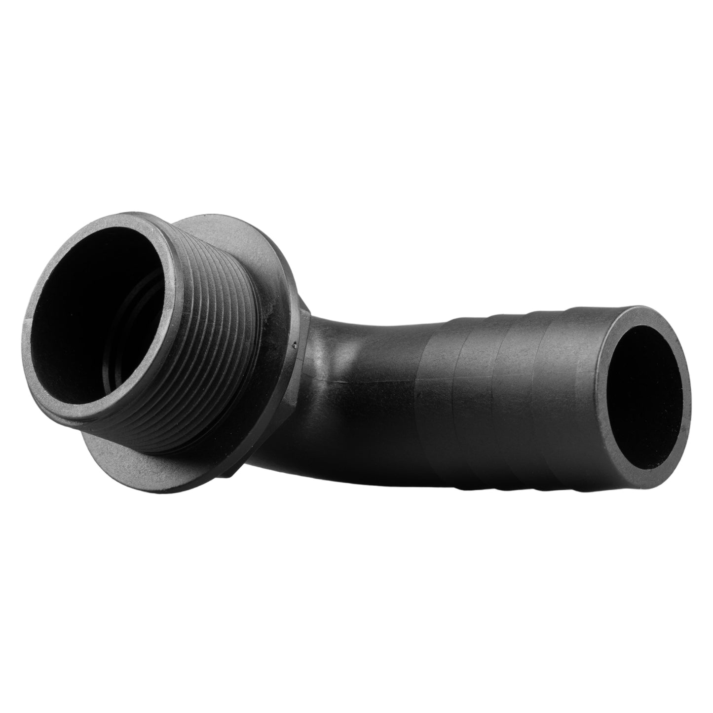 Water Butt Tank Connector 90 Degree Elbow 1.5"BSPM - 1.5" Barb