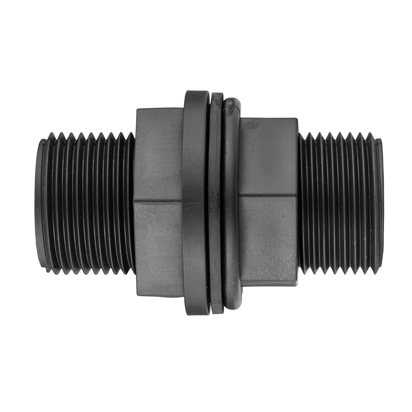 Water Butt Connector 3/4" BSP with Valve & Hose Connector 4mm Barb