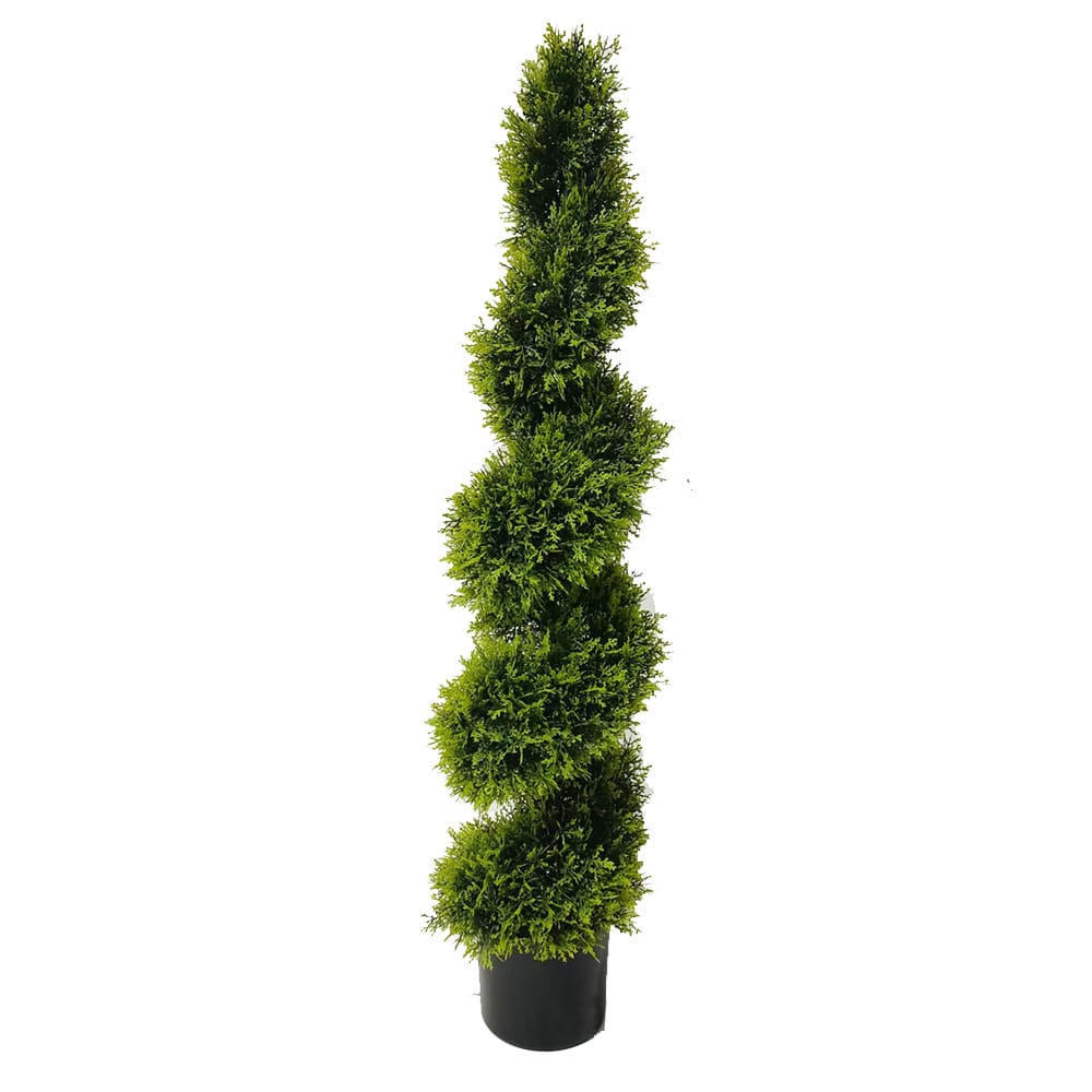 Artificial Cypress Spiral Tree 120cm