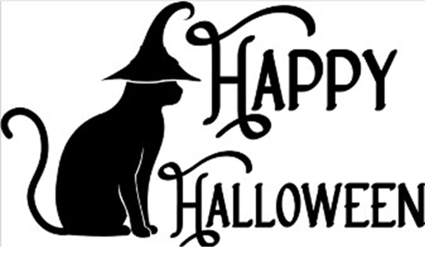 'Happy Halloween' Coir Fibre Doormat with Rubber Backing (60cm x 40cm)