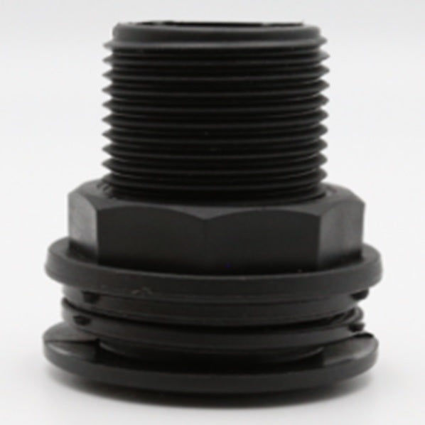 ¾″ BSP Male Bulkhead Drain Connector with Nut & Washers