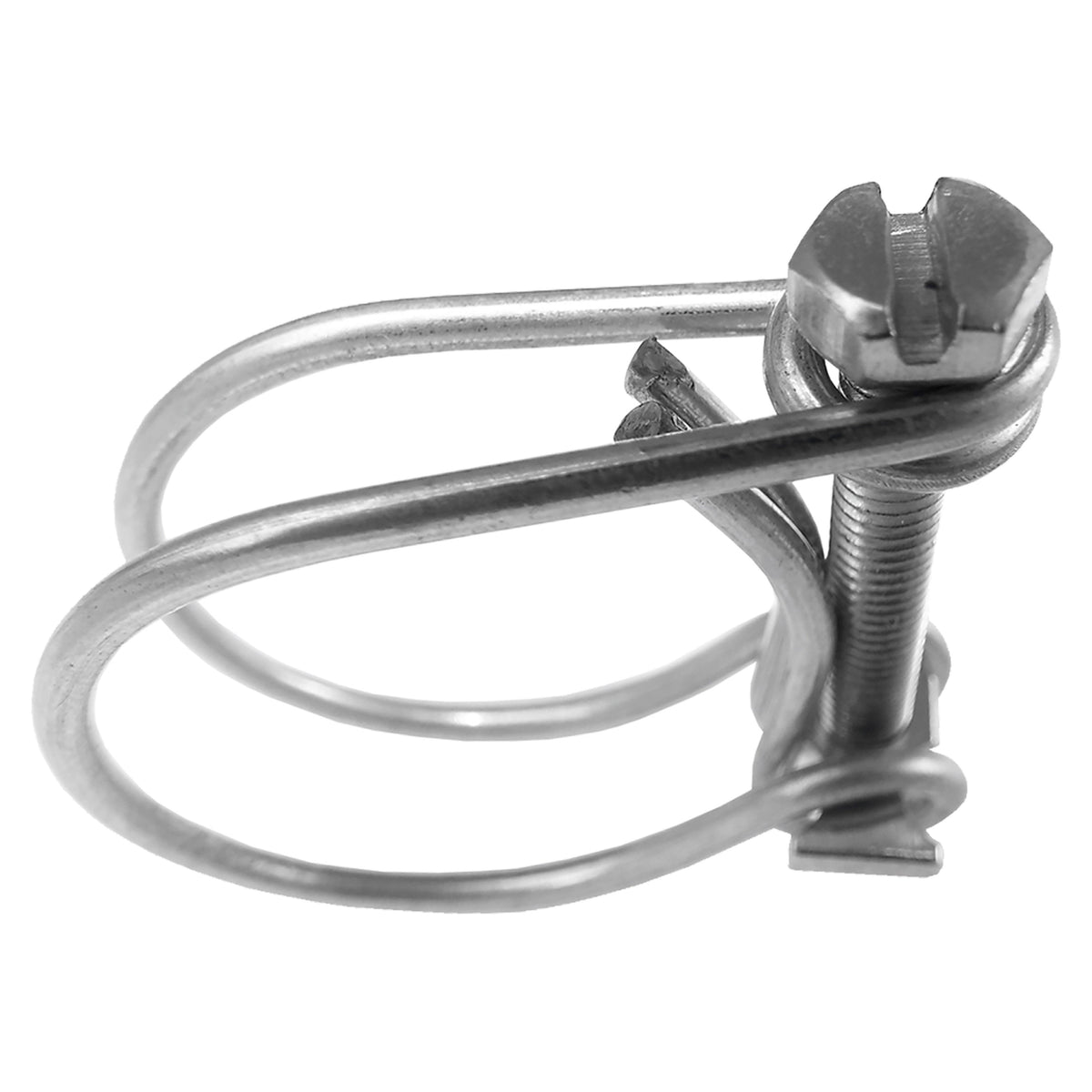 Double-Wire Hose Clamp 32–36mm for Corrugated Pond Hose