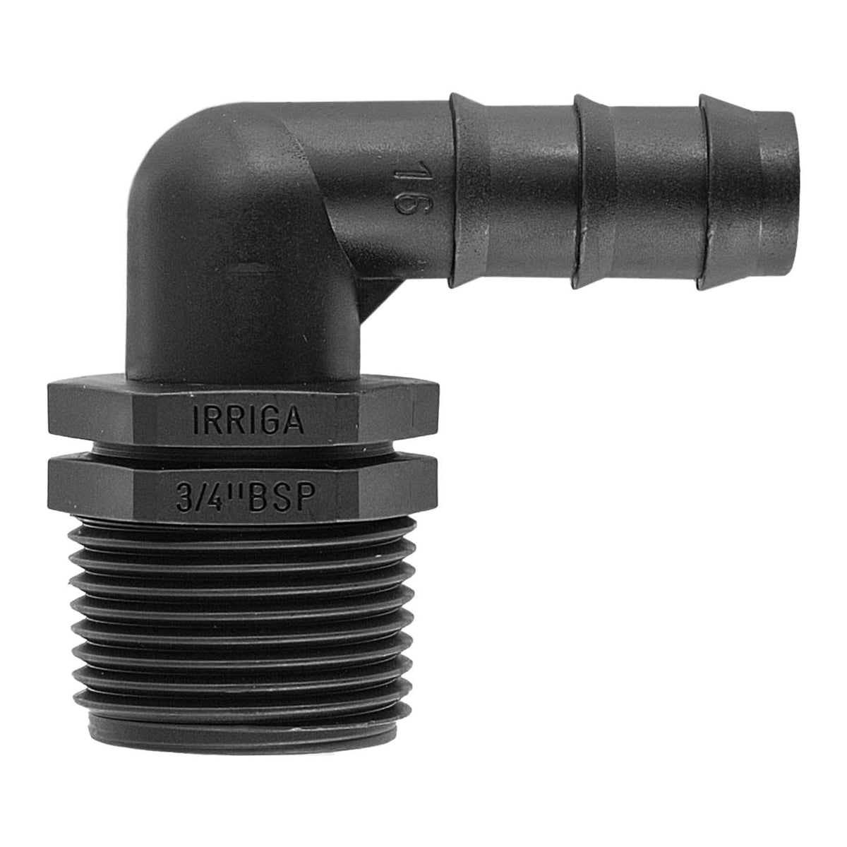 IBC S60X6 Cap – 16mm Barb Elbow