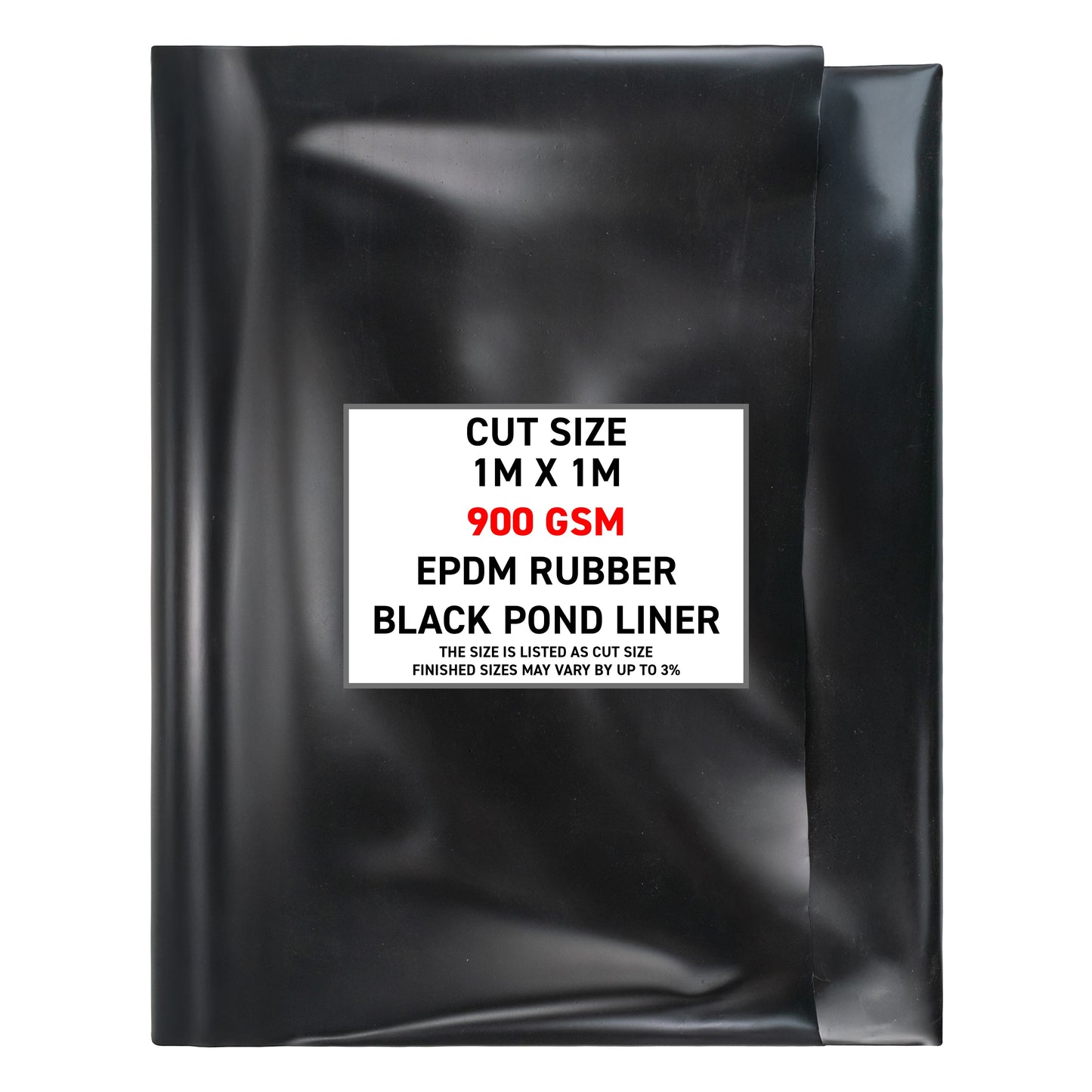 900gsm Rubber Pond Liner EPDM 1m x 1m