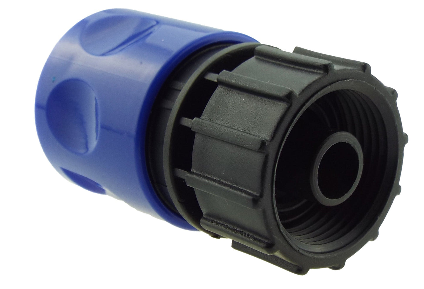 In-Line Valve with 2 x Click-Lock Hose Connectors Blue