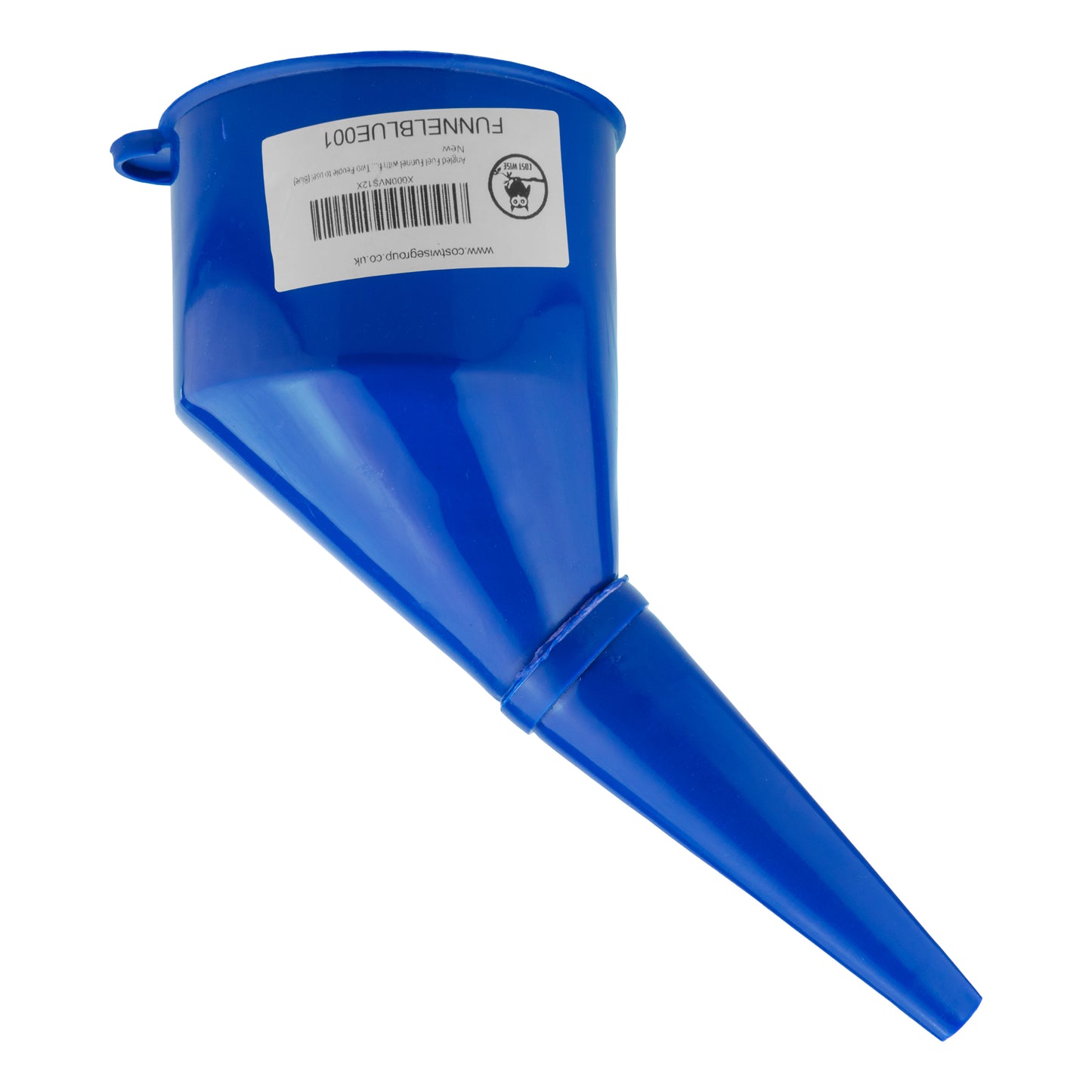 Car Fuel Funnel Angled Spout (Blue)