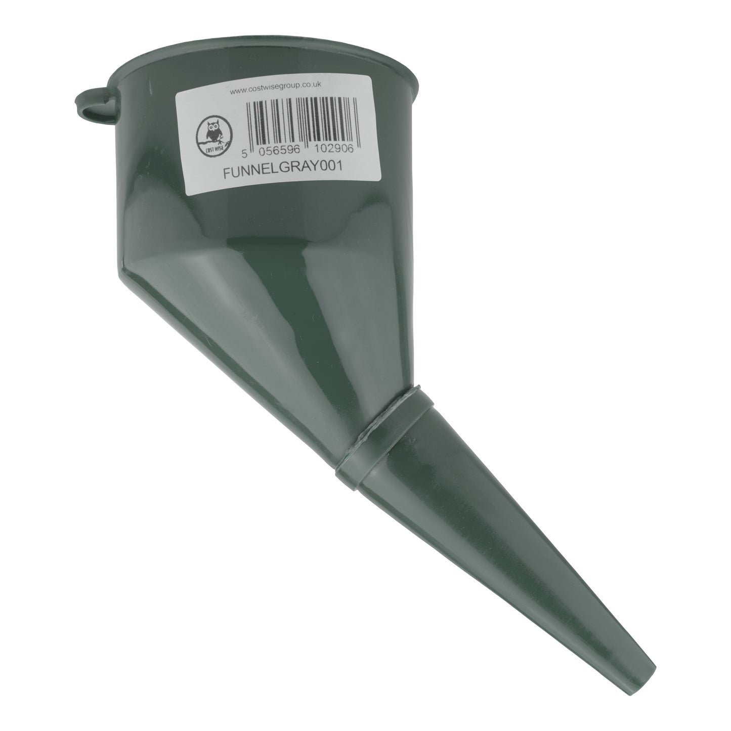 Car Fuel Funnel Angled Spout (Grey)