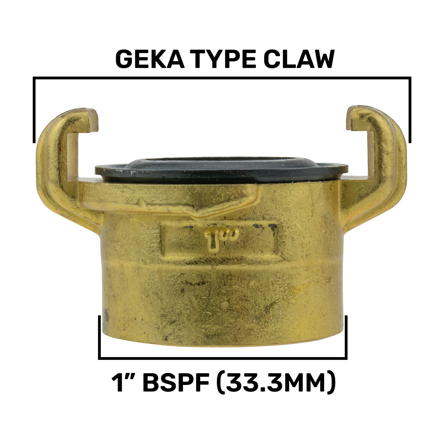 Geka Type Claw Fitting - 1" BSPF