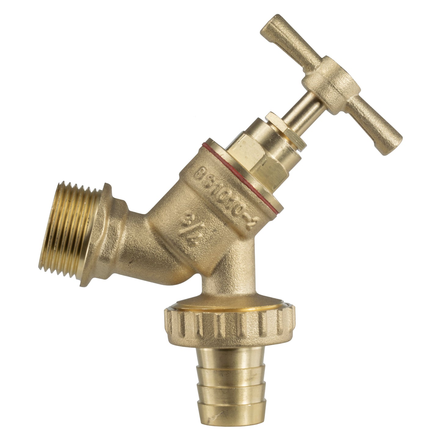 Garden Bib Tap Brass 3/4" BSPM - 3/4" Barb