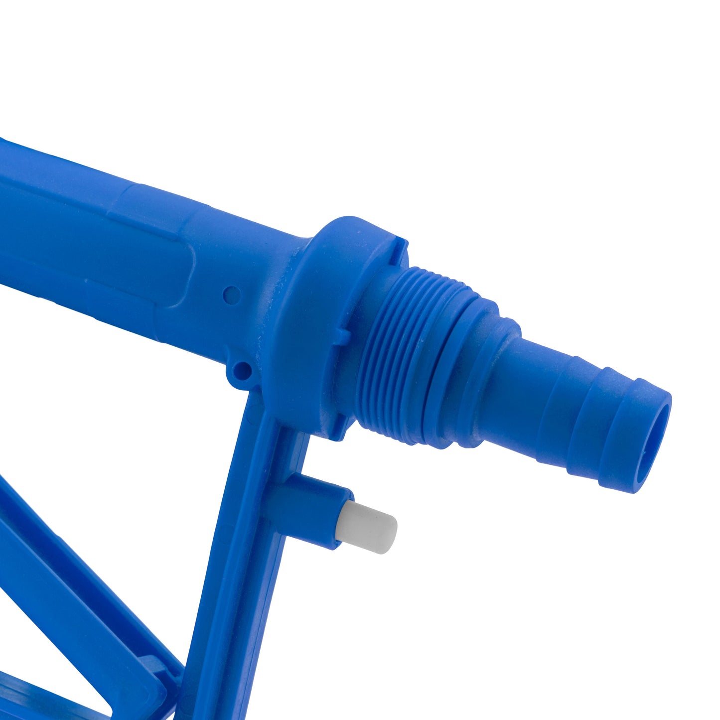Fuel Nozzle Gun 3/4" Barb Inlet - Metal Outlet (Blue)