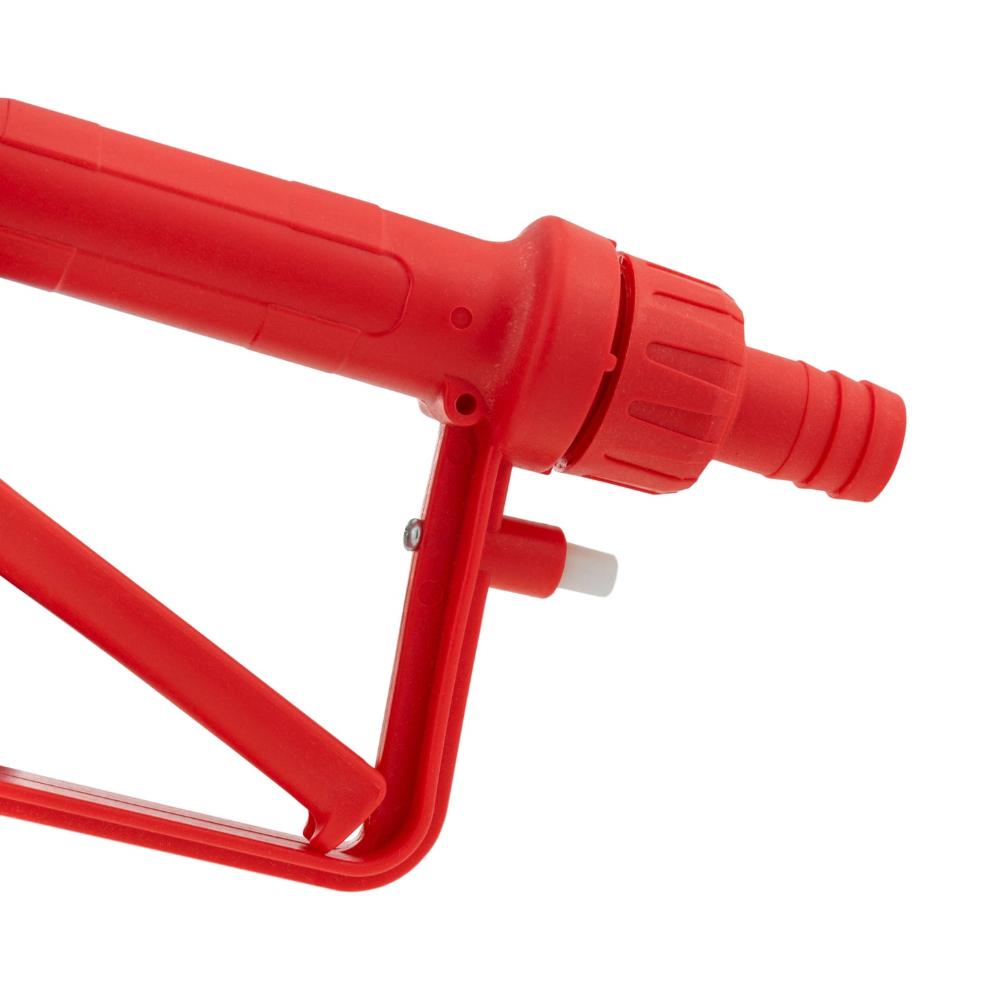 Fuel Nozzle Gun 3/4" Barb Inlet - Metal Outlet (Red)