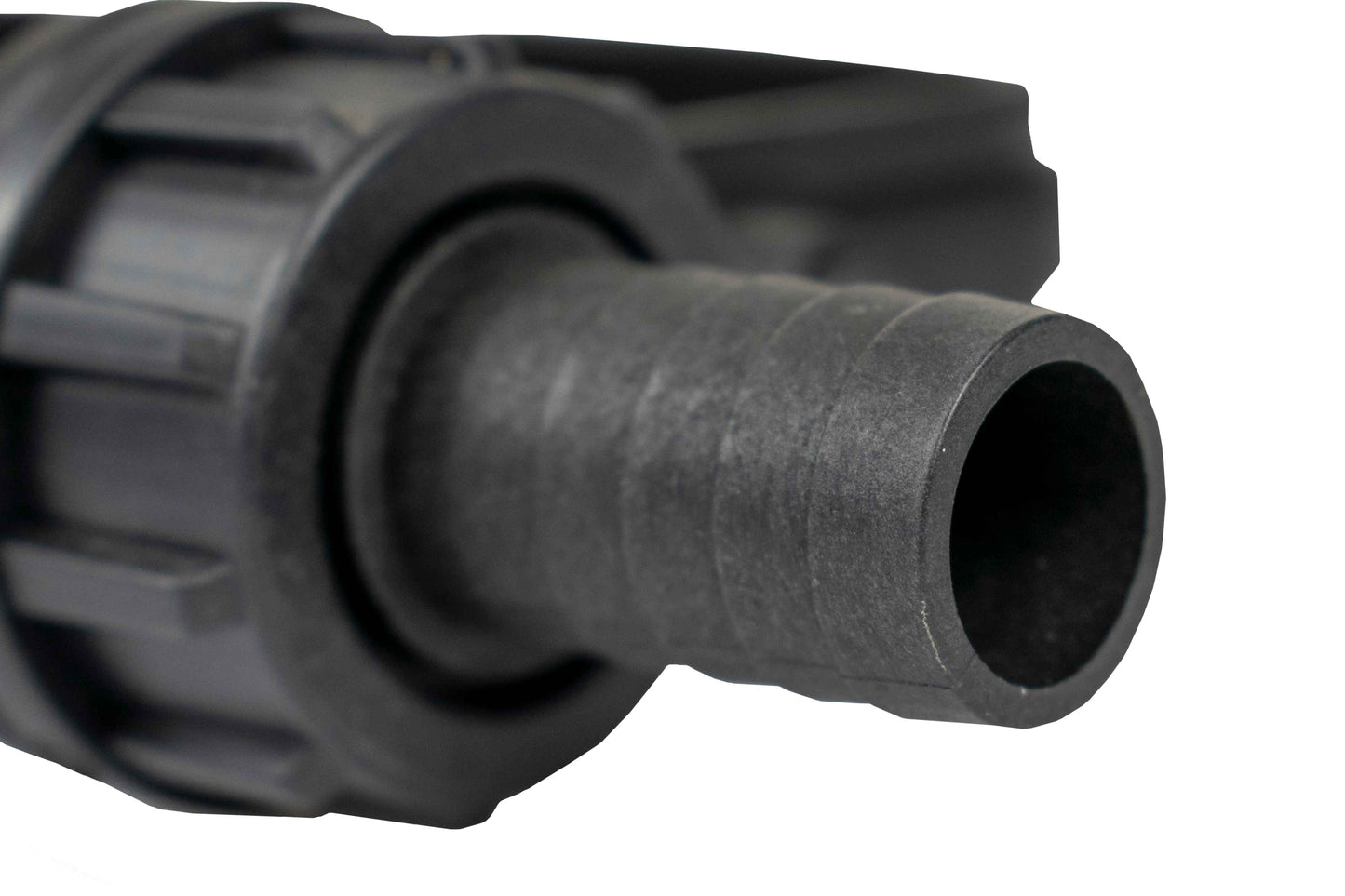 Fuel Nozzle Gun 3/4" Barb Inlet - 25mm Outlet (Black)