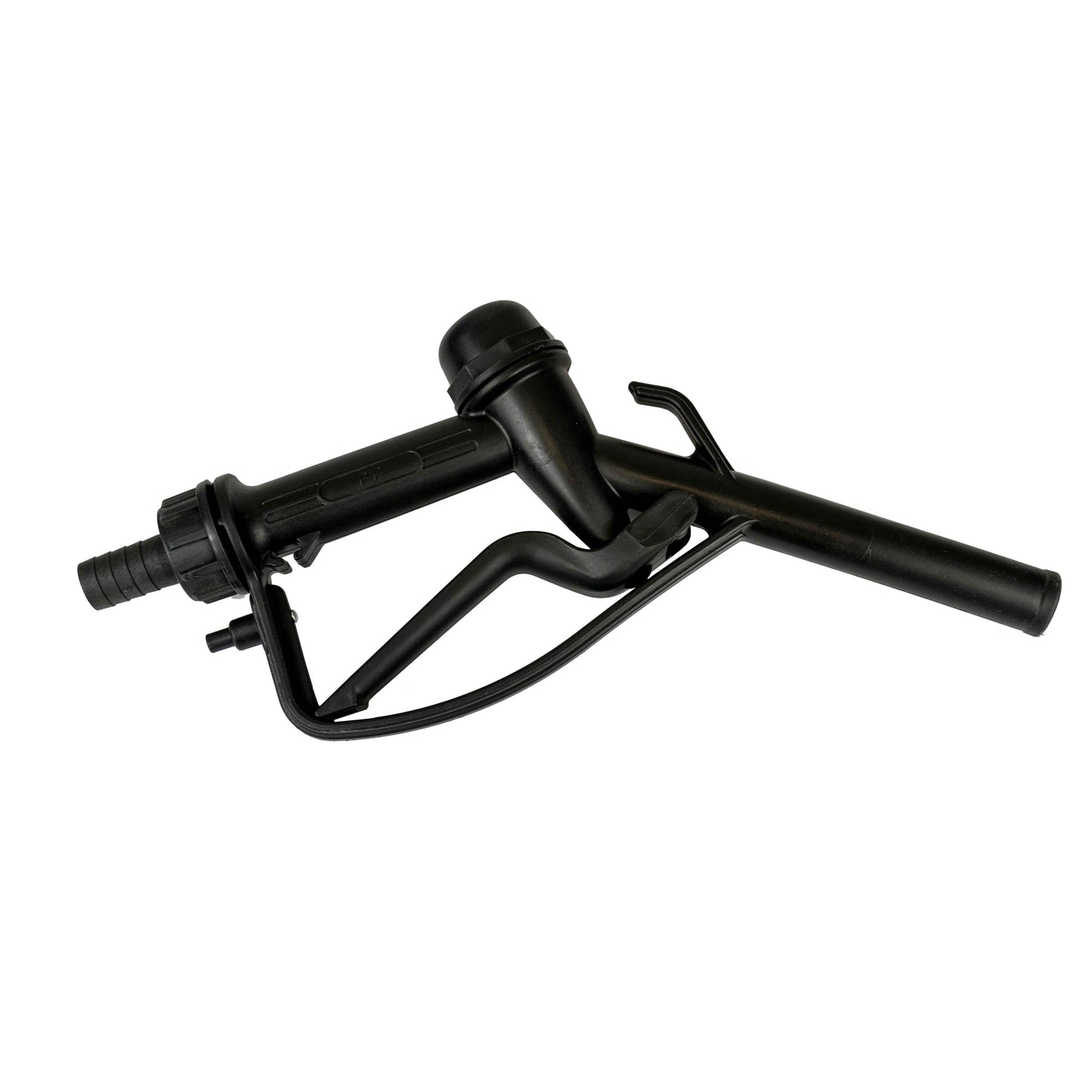 Fuel Nozzle Gun 3/4" Barb Inlet - 25mm Outlet (Black)