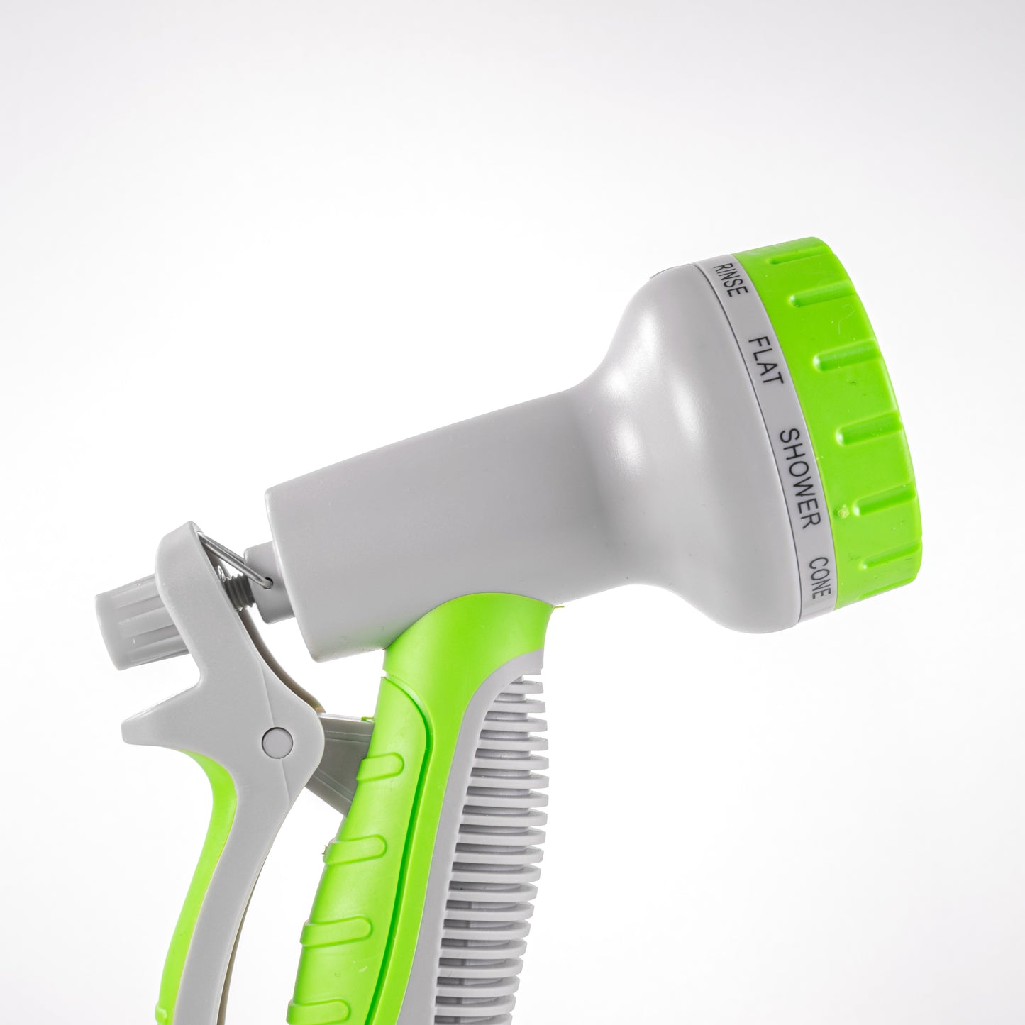 Hose Gun Water Sprayer Multi Pattern Adjustable (Lime/Grey)