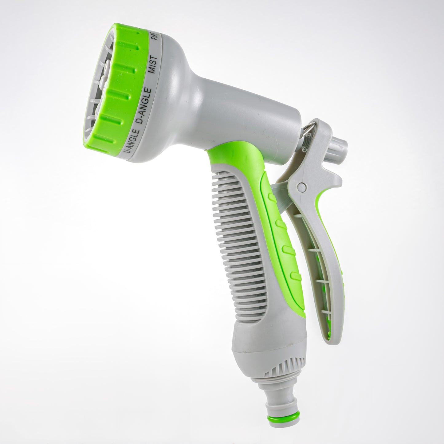 Hose Gun Water Sprayer Multi Pattern Adjustable (Lime/Grey)