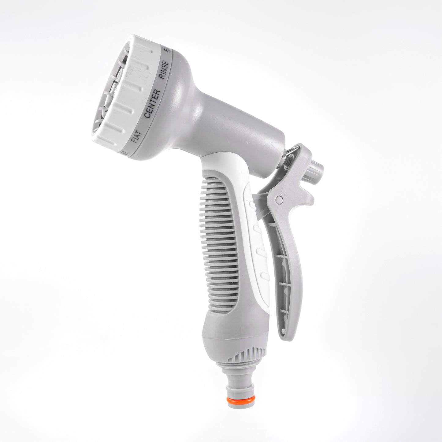 Hose Gun Water Sprayer Multi Pattern Adjustable (White/Grey)