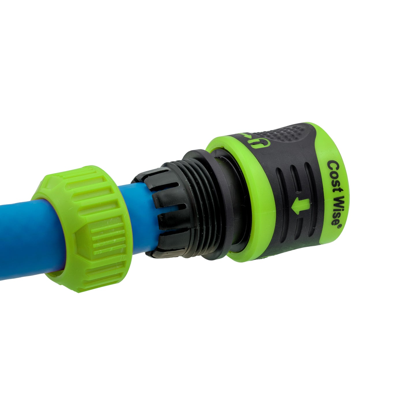 Click and Lock 1/2" Hose Connector , Green