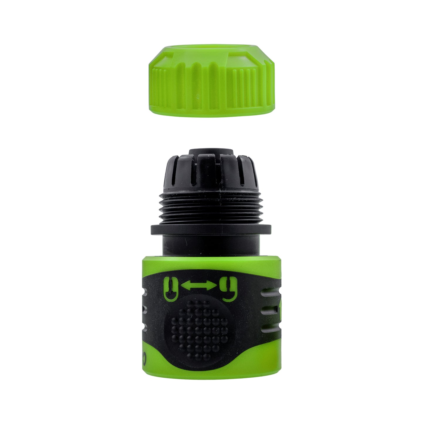 Click and Lock 1/2" Hose Connector , Green