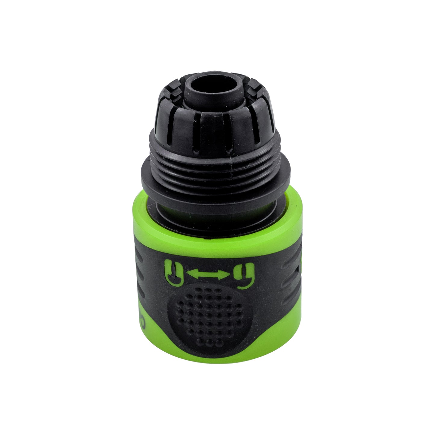 Click and Lock 1/2" Hose Connector , Green