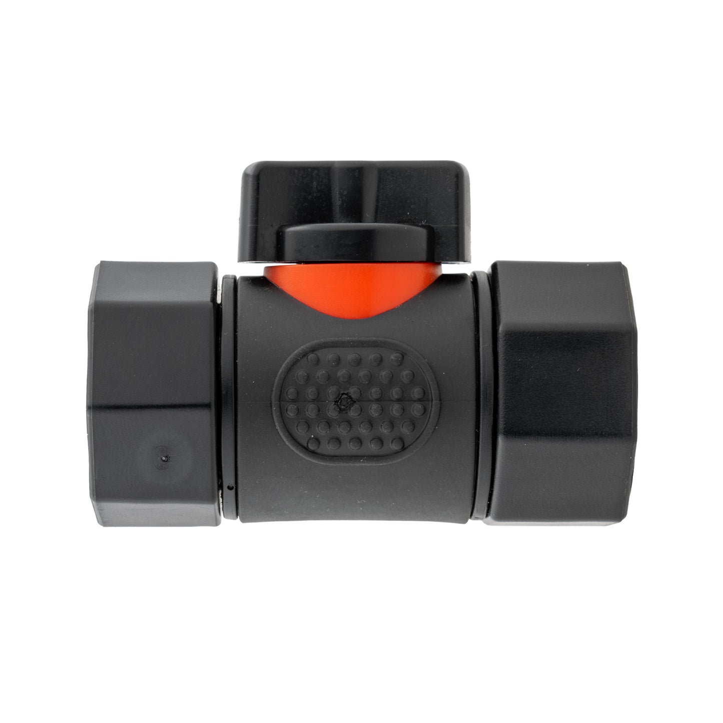 Water Butt Connector 3/4" BSP with Valve and Click-Lock Connector Blue