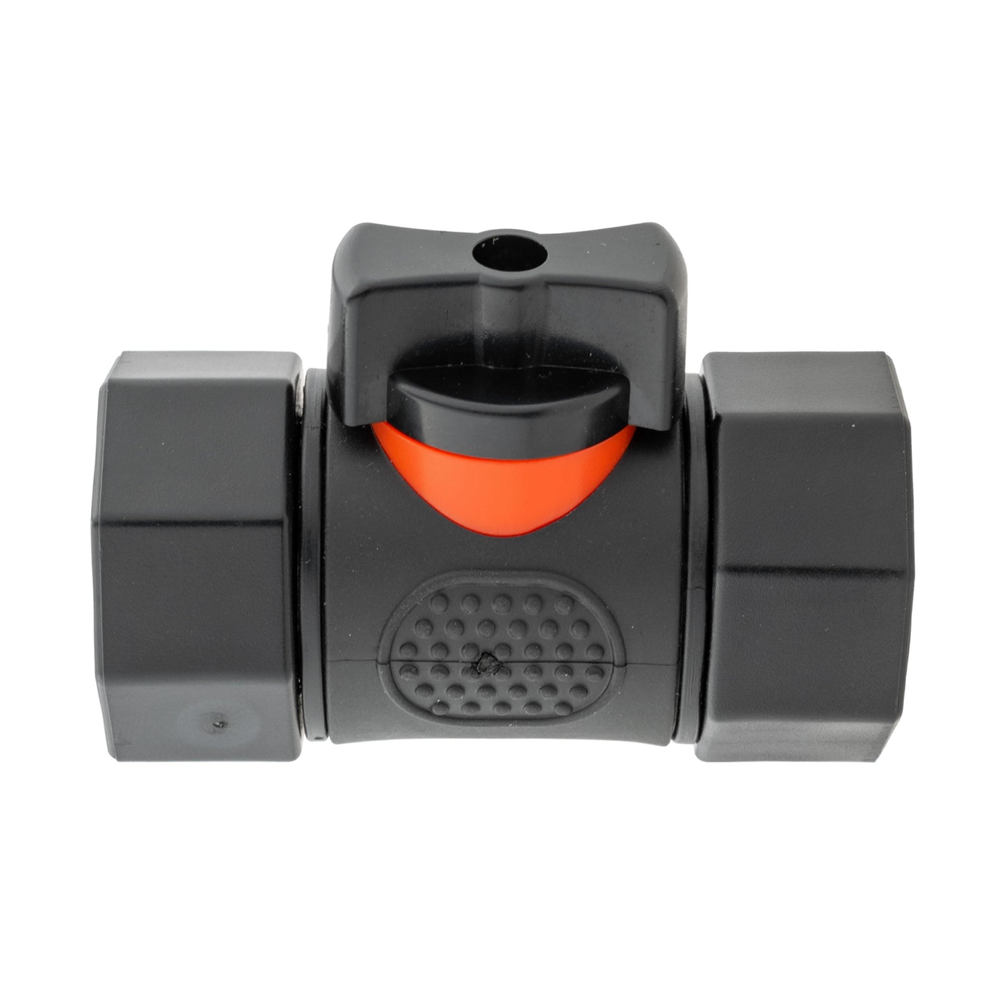 Water Butt Connector 3/4" BSP with Valve and Click-Lock Connector Blue