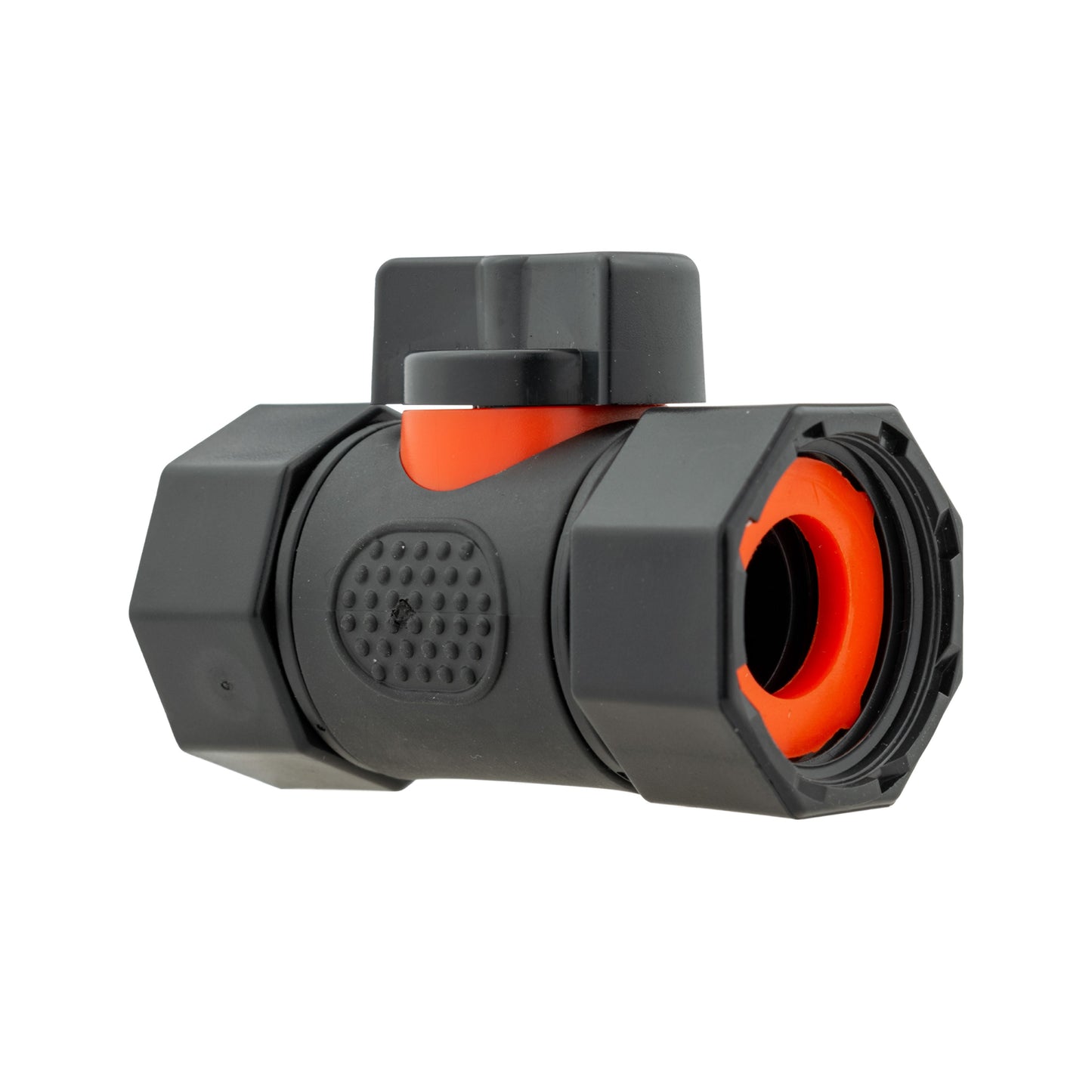 Water Butt Connector 3/4" BSP with Valve and 16mm Barbed Straight