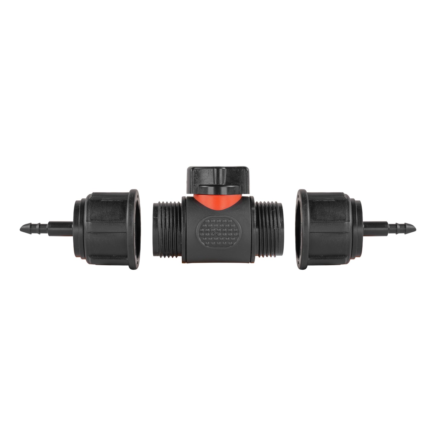 In-Line BSPM Valve with 2 x 4mm Barb Micro Connectors