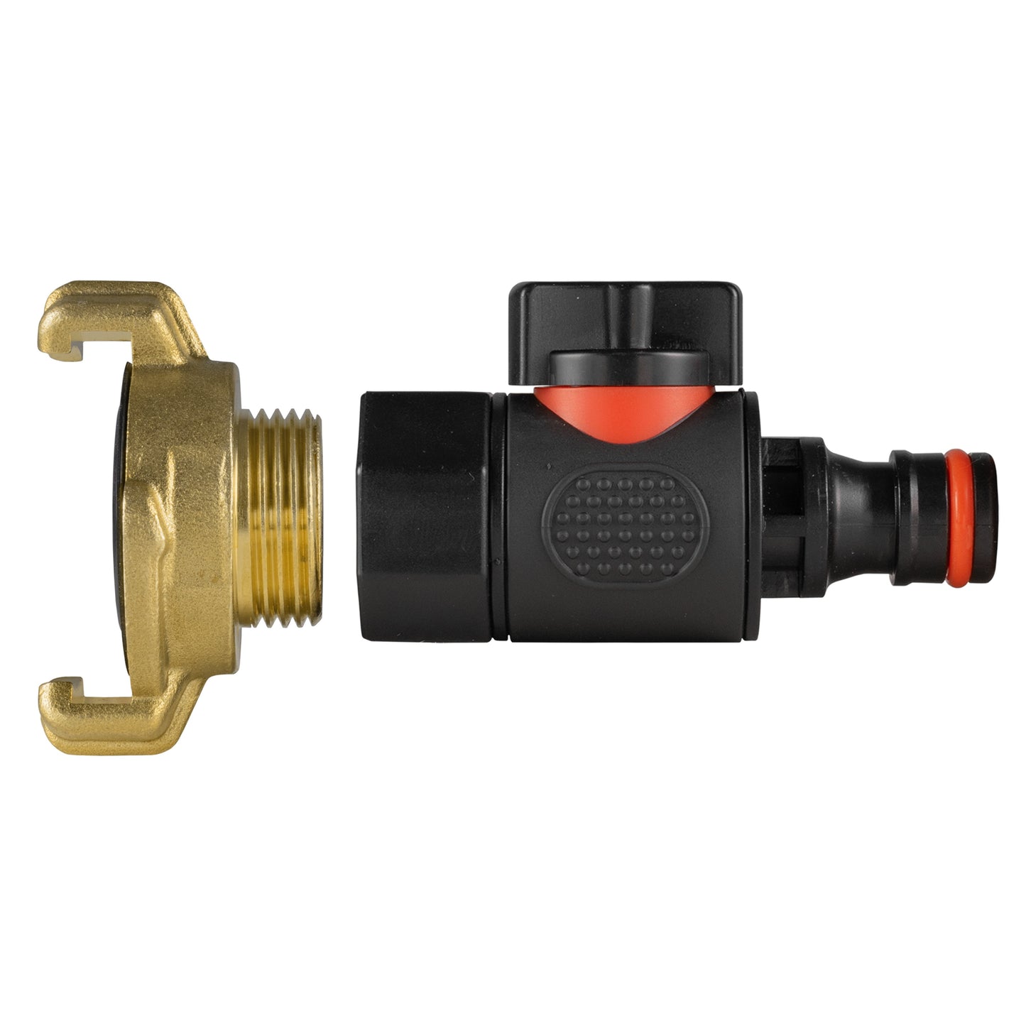 Geka Type Connector with Quick Connect Male Valve