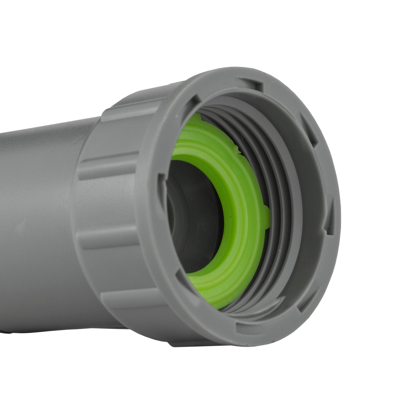 IBC 2" S60X6 Cap with Click Lock Quick Connect Valve Lime