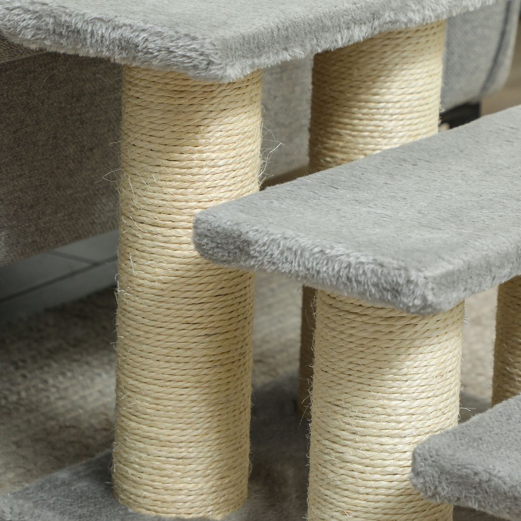 PawHut 3 Stairs Pet Easy Climb Steps