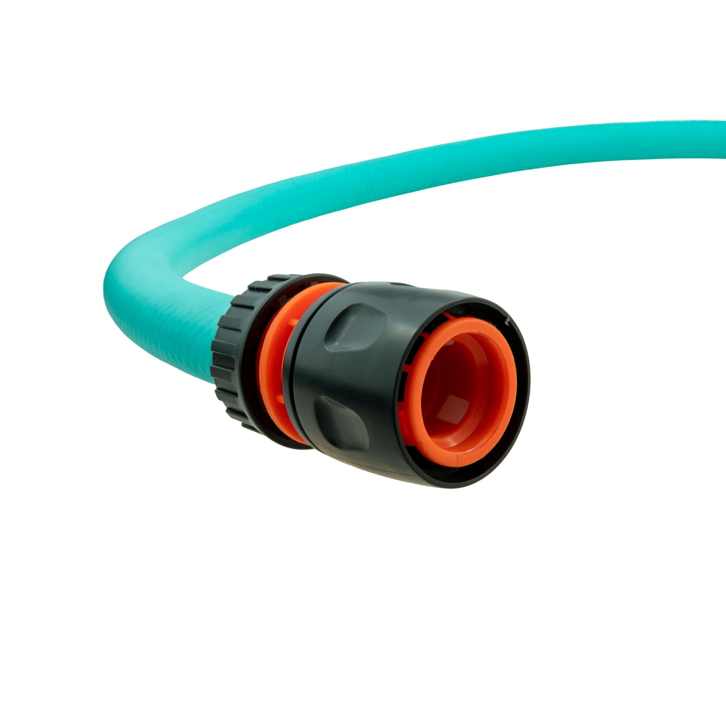 Water Butt Connector 3/4" BSP with Valve & Hose Connector Black