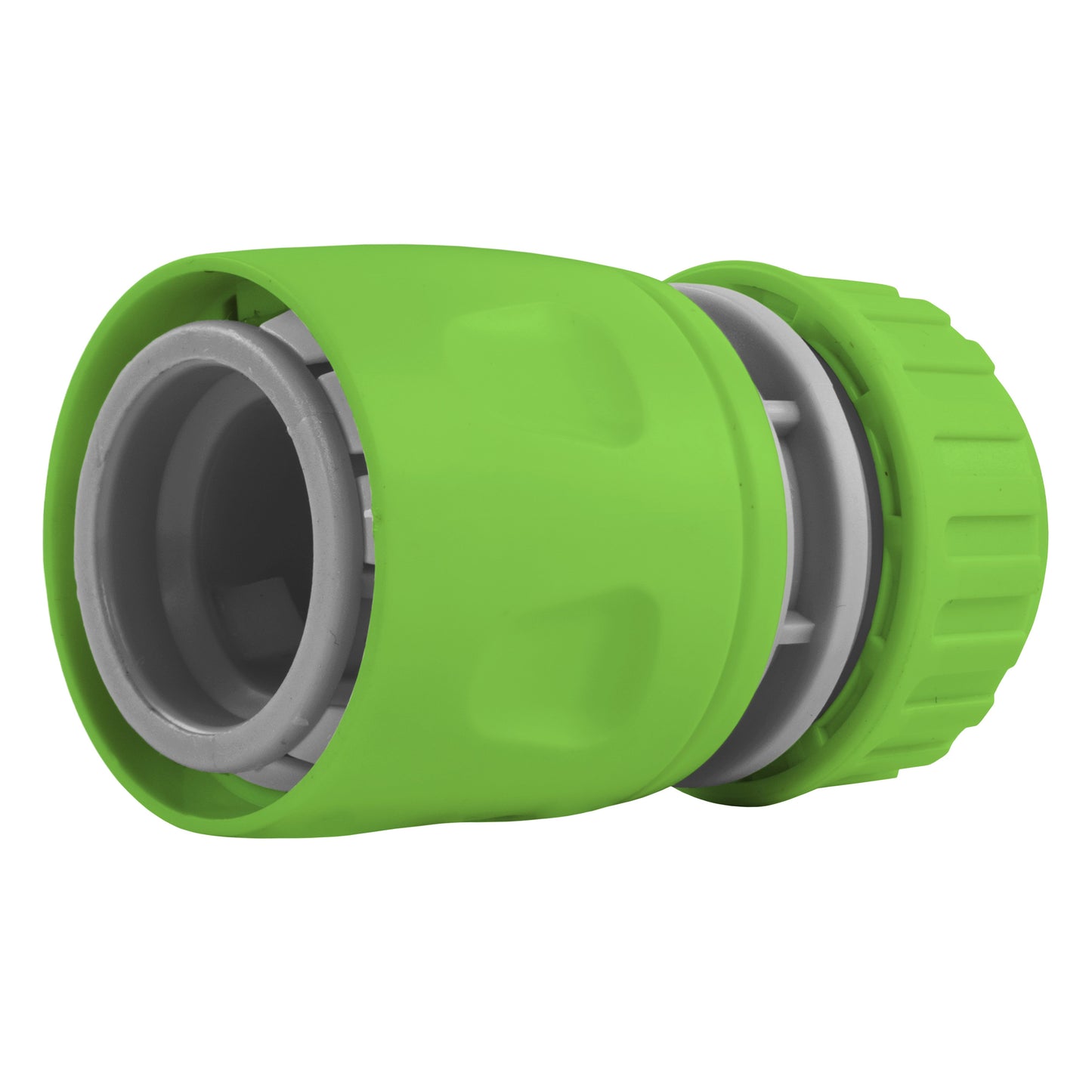 Female Hose Connector for 1/2" Hose, Green/Gray