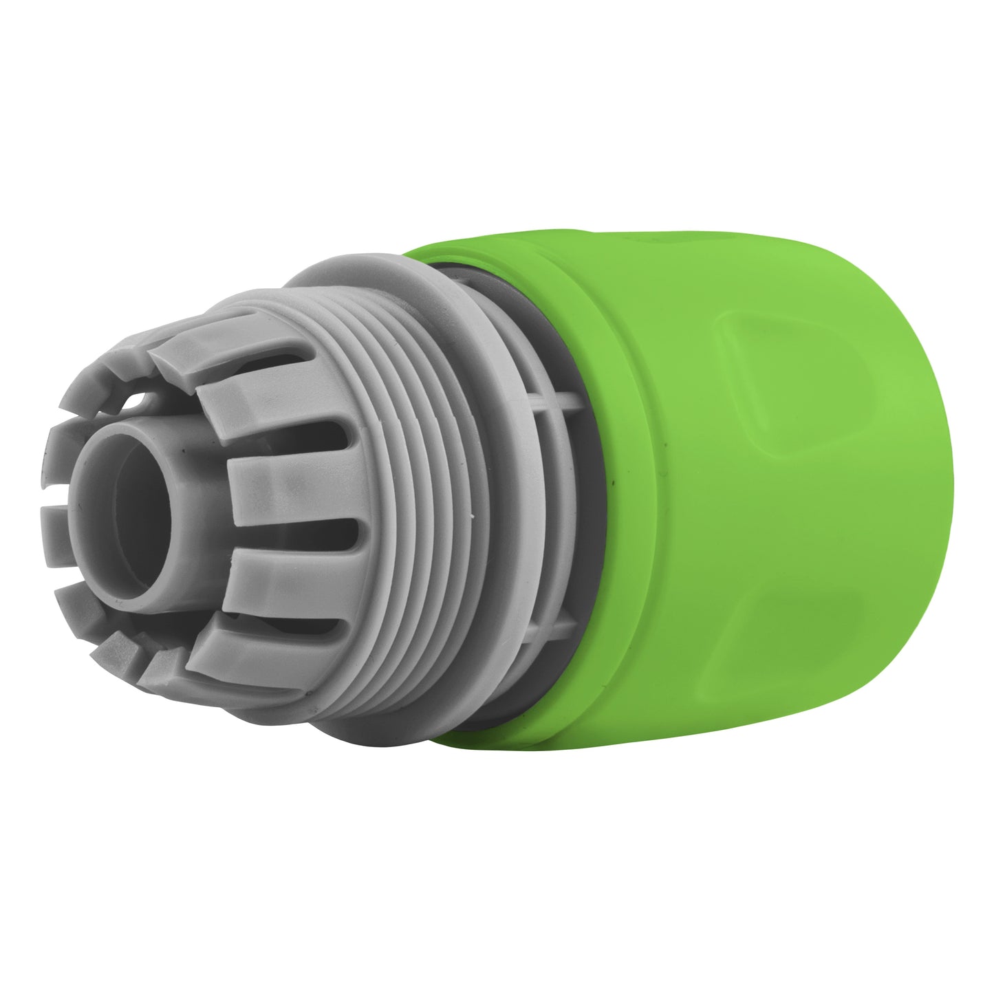 Female Hose Connector for 1/2" Hose, Green/Gray