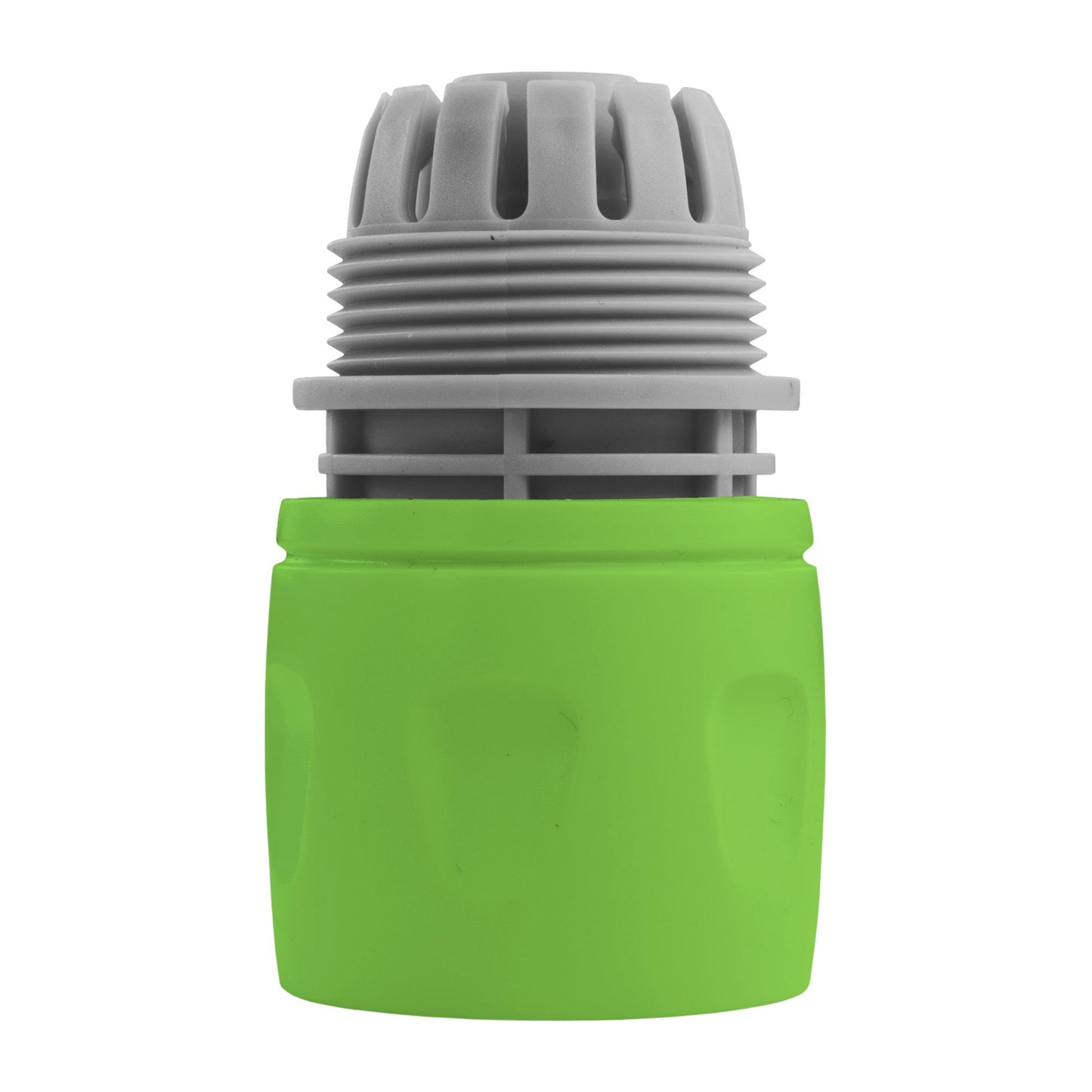 Female Hose Connector for 1/2" Hose, Green/Gray