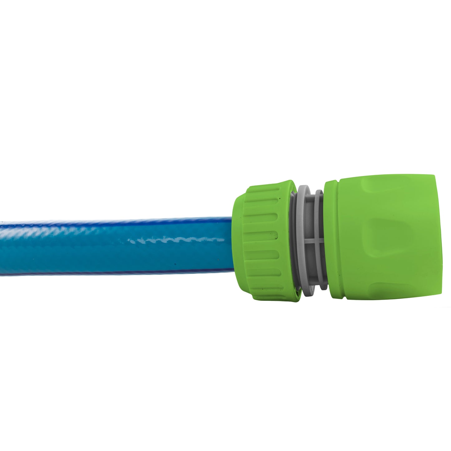 Female Hose Connector for 1/2" Hose, Green/Gray